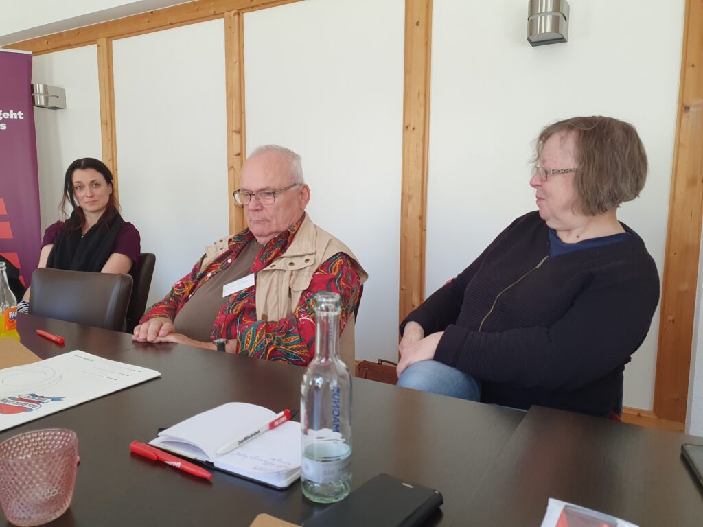 Marianne Kolter (rechts) 