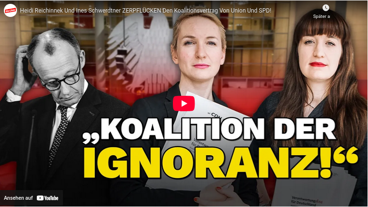 Heidi Reichinnek und Ines Schwerdtner zum Koalitionsvertrag