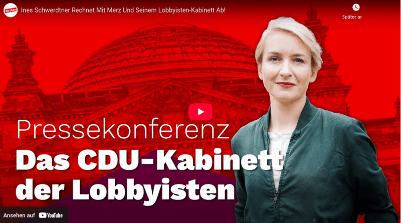 Ines Schwerdtner zur Merz-Mannschaft