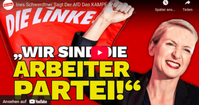 Ines Schwerdtner sagt der AfD den KAMPF an!