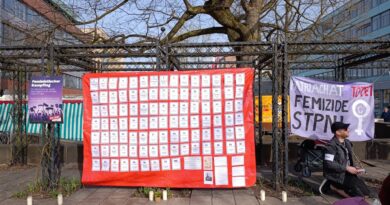 Mahnwache gegen Femizide: Die Linke Pinneberg erinnert an Opfer geschlechtsspezifischer Gewalt